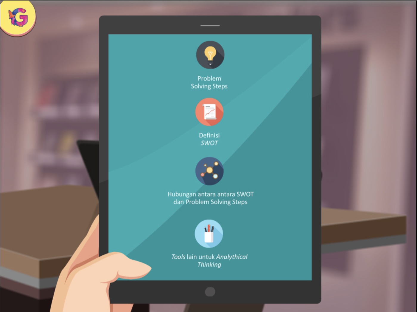 Konten E-Learning Interaktif SWOT (Gamified Learning) — foto 2